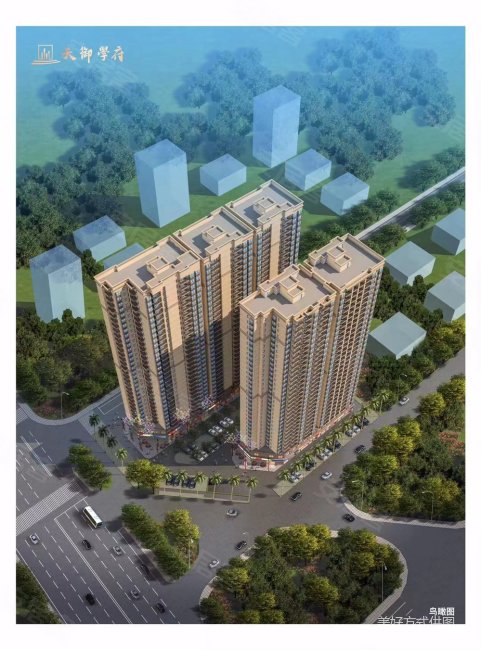 安吉万达天御70年大三房业主急转带小露台朝南视野采光佳