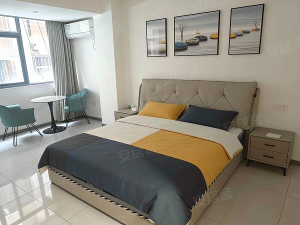 徐州铜山铜山万达南京路西一街小区铜山万达  师范大学南门 步行街 精装一室一卫 南北通透出租房源真实图片