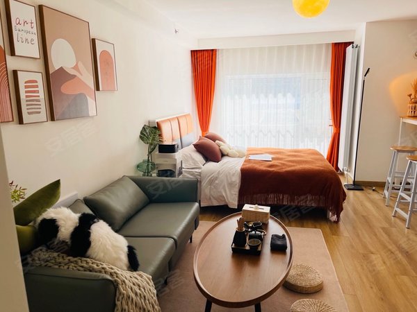 大连中山三八广场海米公寓封闭小区 民水民电 下楼地铁家电齐全 可押