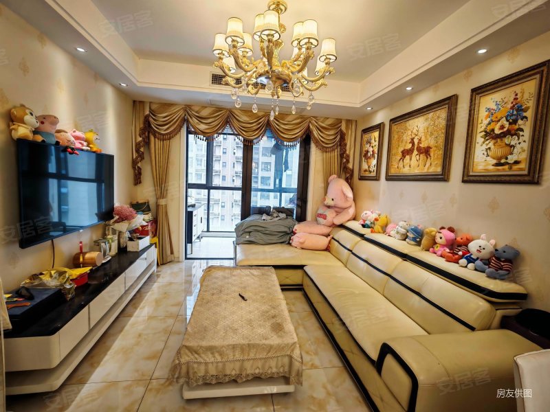 中楼层次新房 莱蒙水榭阳光 精装三室 客厅带阳台 有钥匙随时