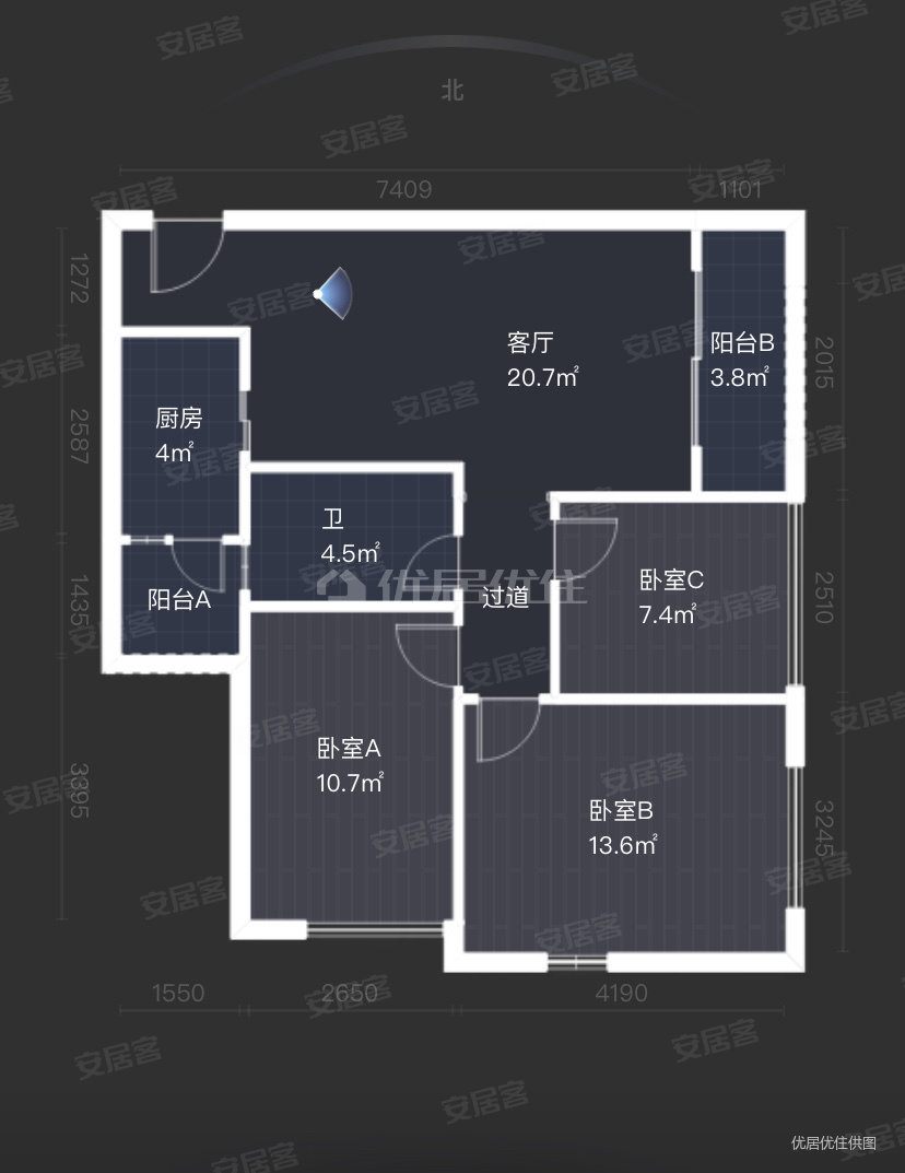 星湾俊园112户型图图片