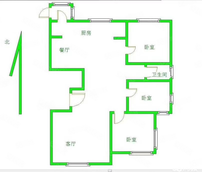 湖滨花园(兴庆区别墅)5室2厅2卫144㎡南北156万