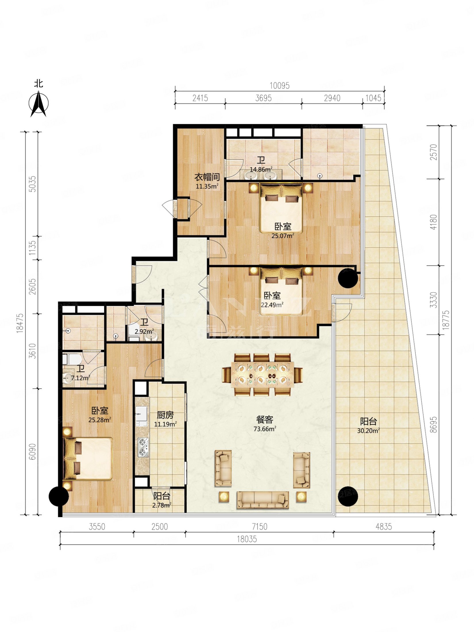 深圳湾壹号,全空间看海景户型,社区 前排观景位,深圳湾一号二手房
