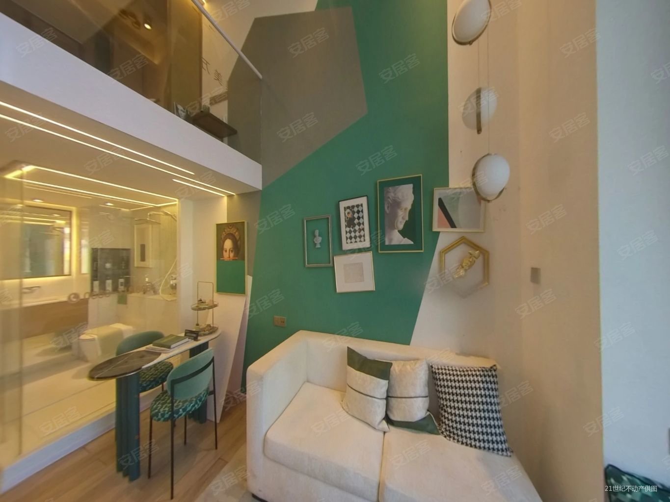 金科美的集美花园1室2厅1卫34.56㎡南北15.8万