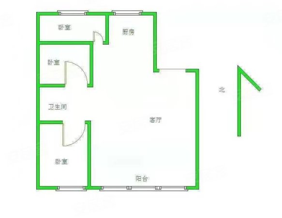 爽仙小区3室3厅2卫153㎡南北27.5万