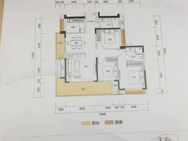惠州惠城金山湖泰丰千花岛泰丰千花岛 3室2厅2卫  精装修 可看江景