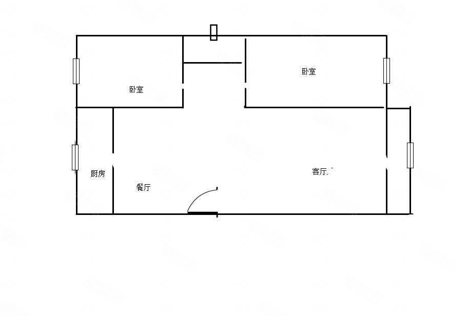 宁津锦绣家园小区2室2厅1卫95.24㎡南北49万
