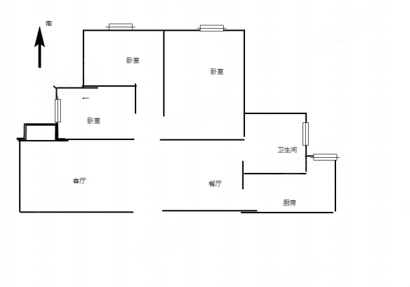 八公山新村A区3室2厅1卫113㎡南北22.5万