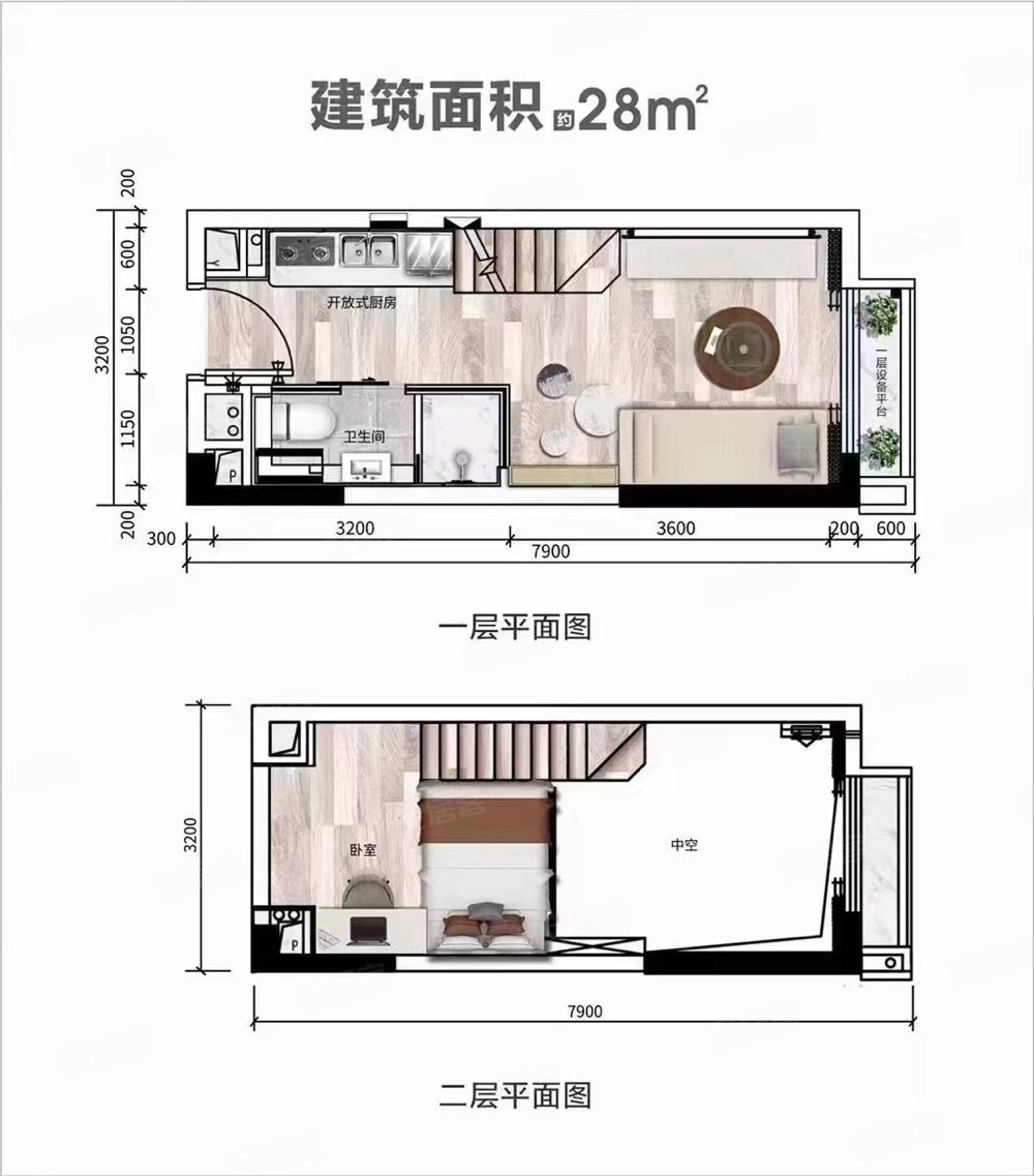 佳都方圆东方时光1室2厅1卫28㎡南北26.8万