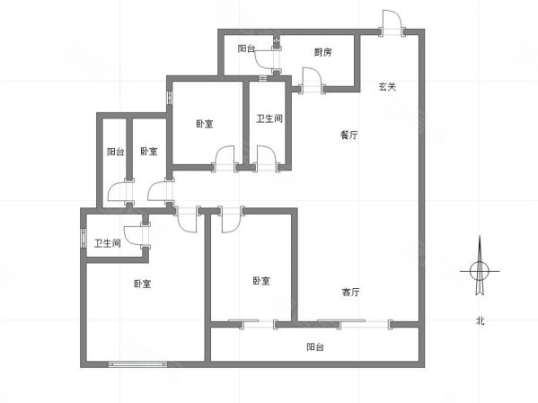 金科金辉博翠山鉴博B区4室2厅2卫128㎡西北103万