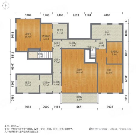 金沙湖高尔夫观邸(南区别墅)5室4厅5卫570㎡南3450万