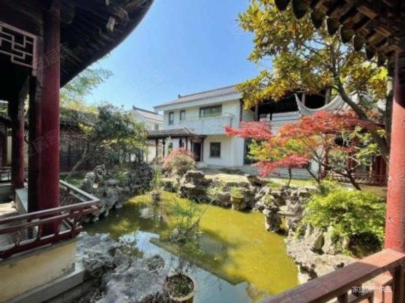 占地两亩半苏式园林 独栋别墅 天伦随园 纯别墅区 毛坯房,天伦随园