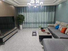 吴忠利通吴忠万达广场依瓦诺小镇（泰和苑）电梯房三室两厅一卫精装修带家具家电，出租房源真实图片