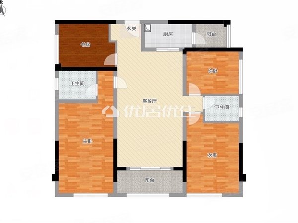 【多图】美泉1612,凤岭北租房,美泉1612 4室2厅2卫 电梯房 114平 精
