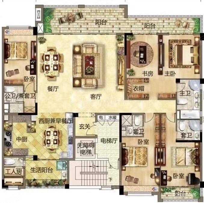 产权满2 房东诚心卖,碧桂园学府1号二手房,132万,5室2厅,3卫,220平米