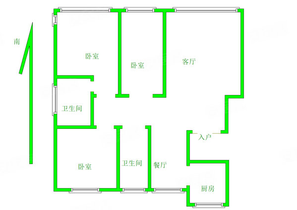 陇县上河郡二期户型图图片