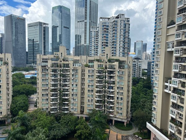 深圳福田福田中心区深业花园深业花园 小高层 顶楼复式出租 家私家电