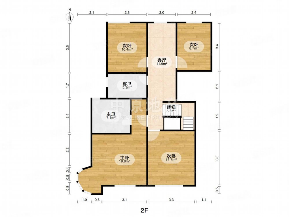 圣卡洛铂庭(公寓住宅)4室2厅2卫189.23㎡南650万