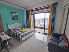 重庆两江新区龙头寺渝鲁轻轨站 阳台房出租 可短租 押一付一 送床上用品随时看房出租房源真实图片