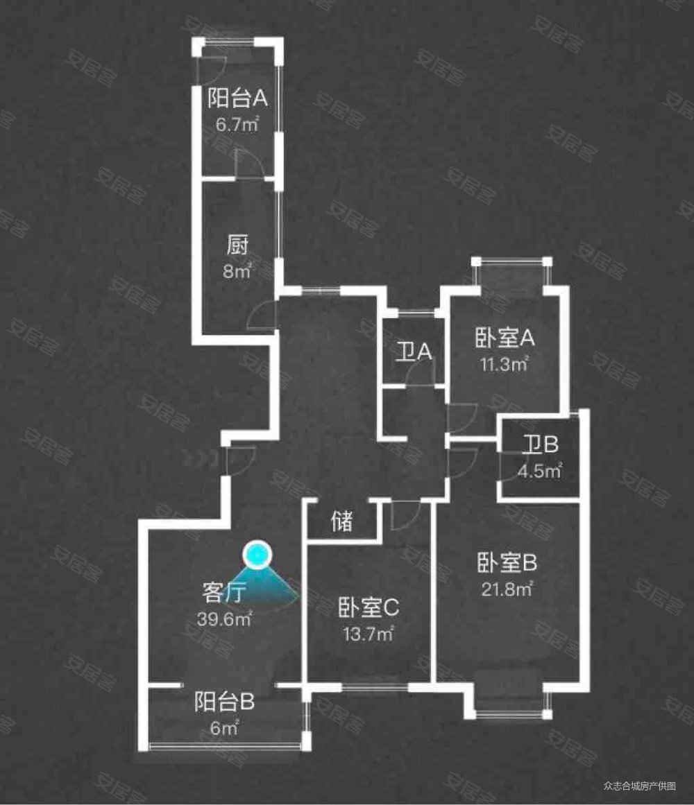 山水岭秀好房,诚心卖,南北通透精装修