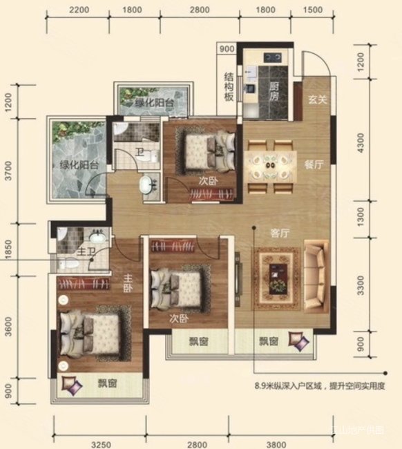 急卖,精装3房,彰泰城,地铁口邕江边