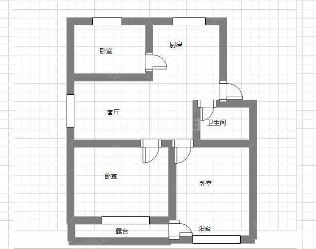 济南路中学旁落地大窗卧室带飘窗元宝户型南北通透