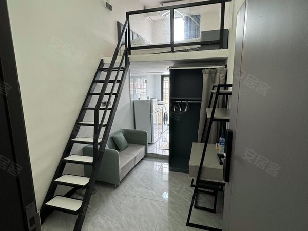 广州海珠滨江东南华东路小区市二宫 复式一房 讲边50米 不走巷子 采光