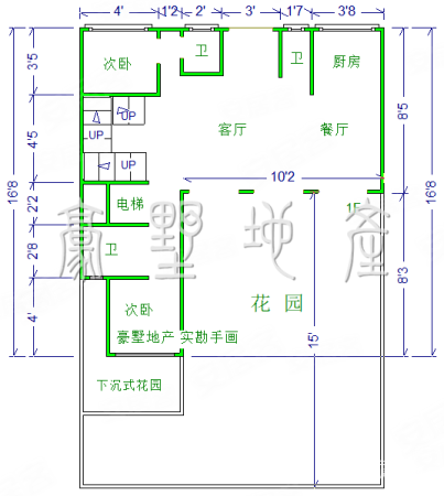 溪上玫瑰园6室2厅7卫377.79㎡南北4200万