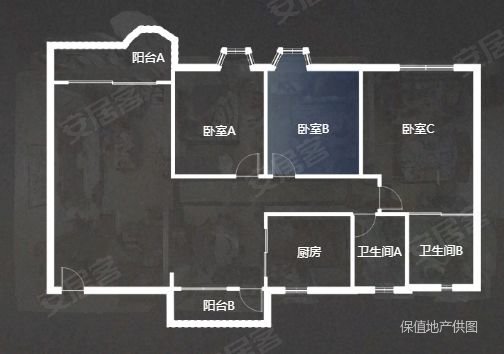 怡景城3室2厅2卫133.87㎡南北118万