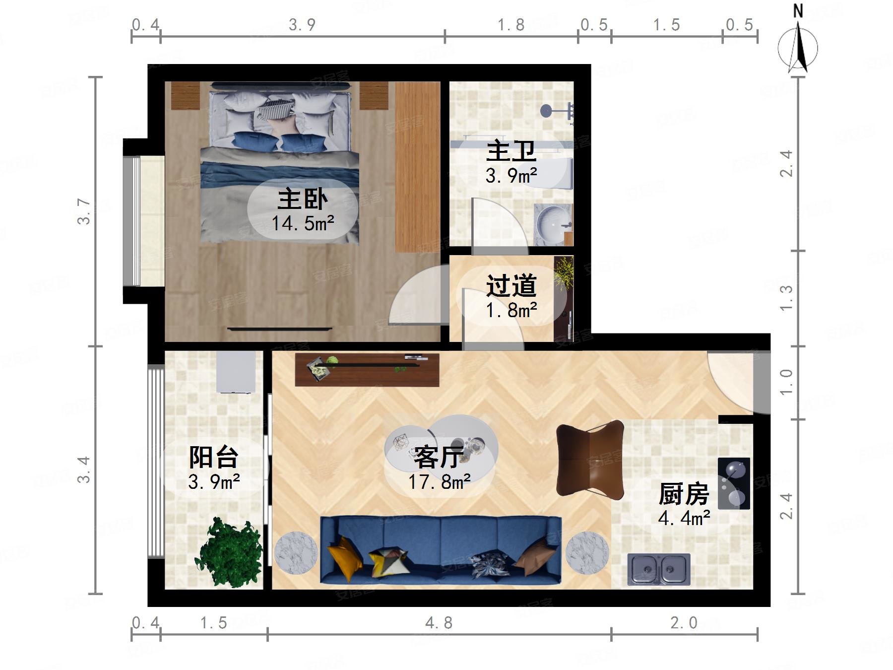 颐慧佳园户型图图片