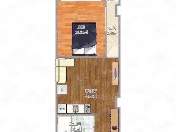 青岛市北信息城松山路小区可月付泰山路地铁台东科技街市立医院附属医院啤酒博物馆拎包入住出租房源真实图片