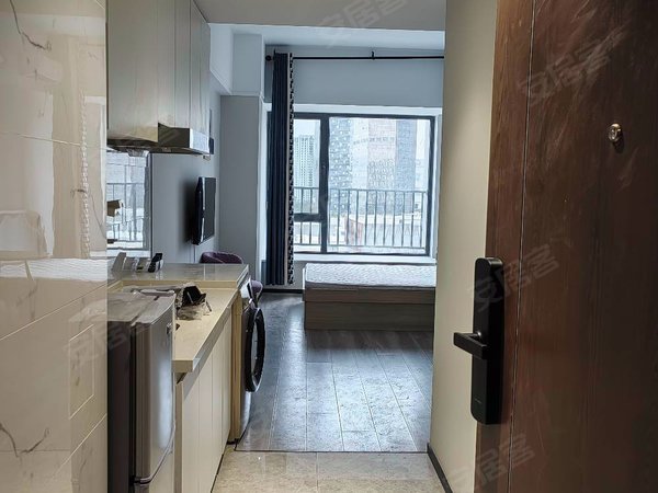 济南历城唐冶鲁商凤凰广场鲁商天街.整租一居.家具家电齐全.