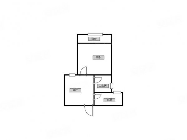 上海虹口江湾红馥里红馥里 1室1厅1卫 配套齐全 电梯房 60平出租房源