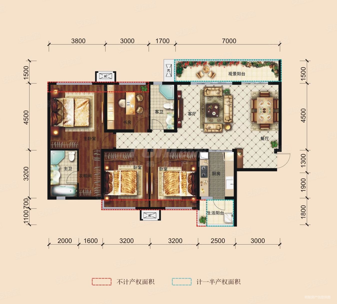 中房御翠园 三房 即买即收租
