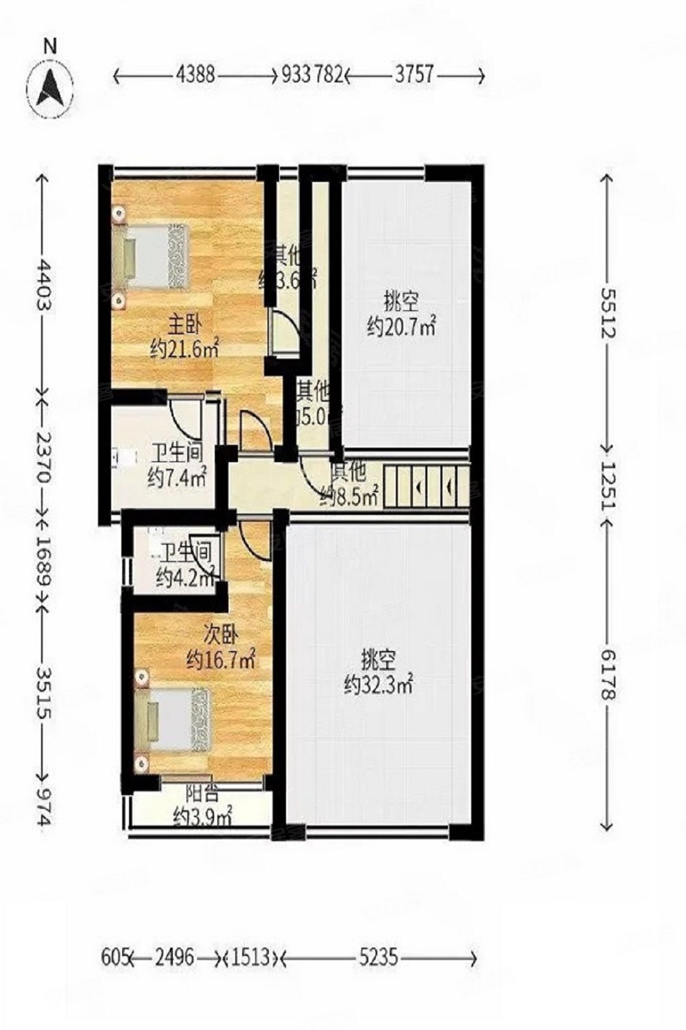 新出湖景大顶复带私家电梯百平露台千平面积可做8房以