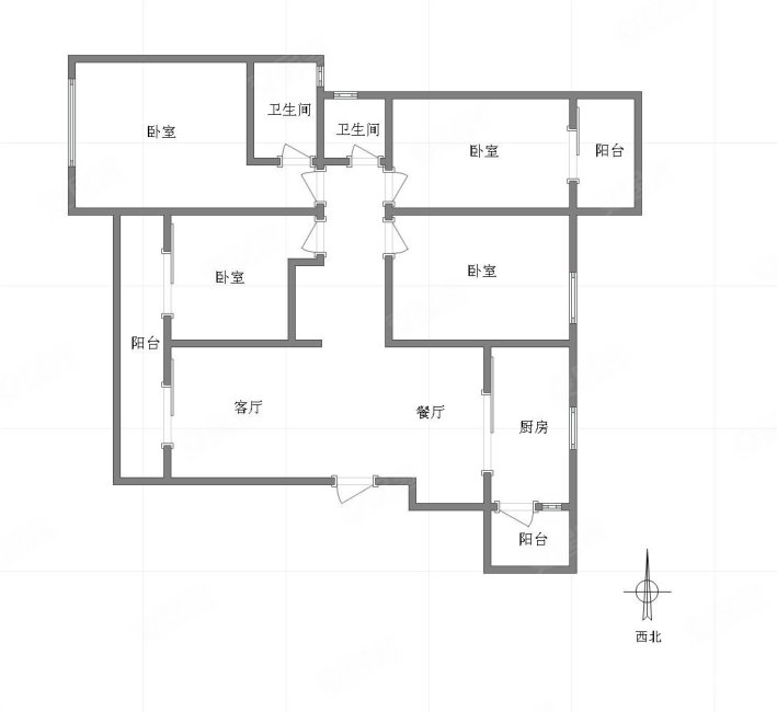 莱蒙香榭4室2厅2卫130㎡南146万