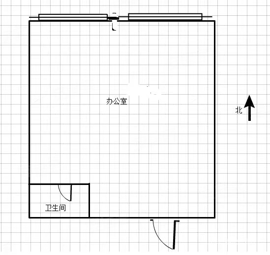 万达广场1室1厅1卫48.33㎡南40万