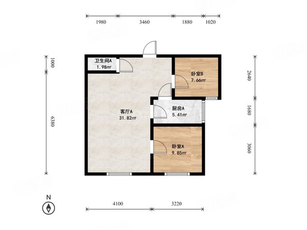 【多图】京铁潞园,八通轻轨沿线租房,整租 通州北苑 京铁潞园 2室1厅