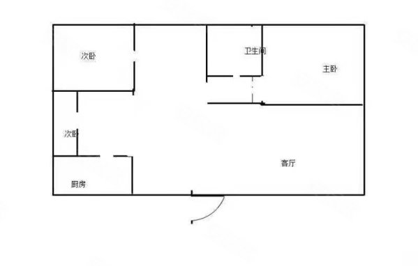 月湖名邸(东区)3室2厅1卫108㎡南北63.8万