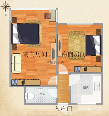 八大湖小区2室0厅1卫50㎡南103万