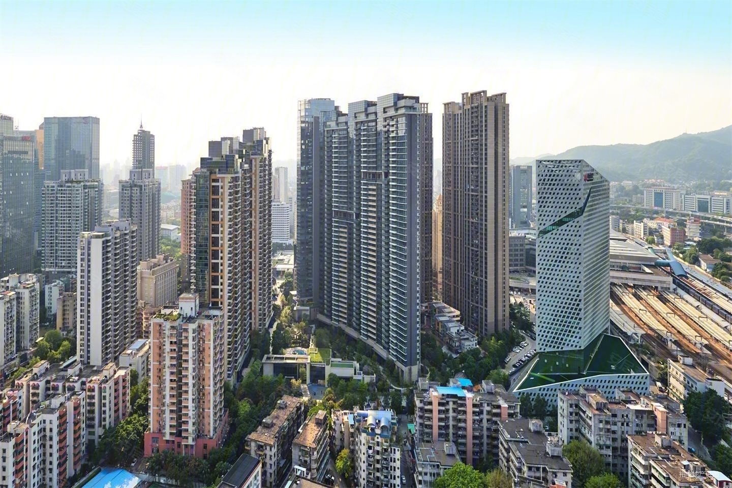 天河北豪宅 新鸿基峻林 华阳本部 电梯南向四房 高层