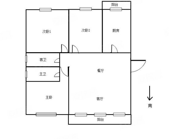 长宁博园(公寓住宅)3室2厅2卫164.27㎡南1630万
