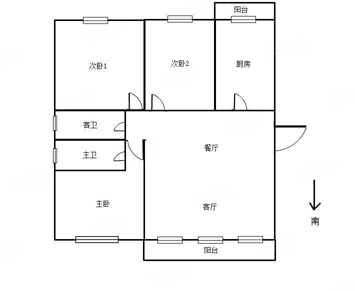 长宁博园(公寓住宅)3室2厅2卫164.27㎡南1630万