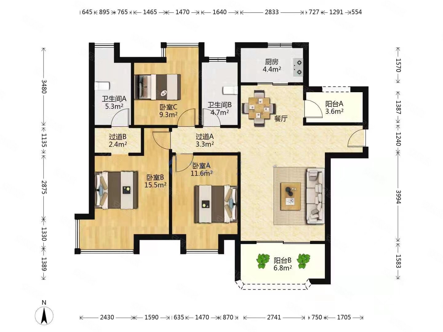 56平米-厦门安居客