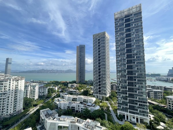 深圳南山蛇口双玺时光道海上世界 双玺花园 88平两房 朝南看海 全齐