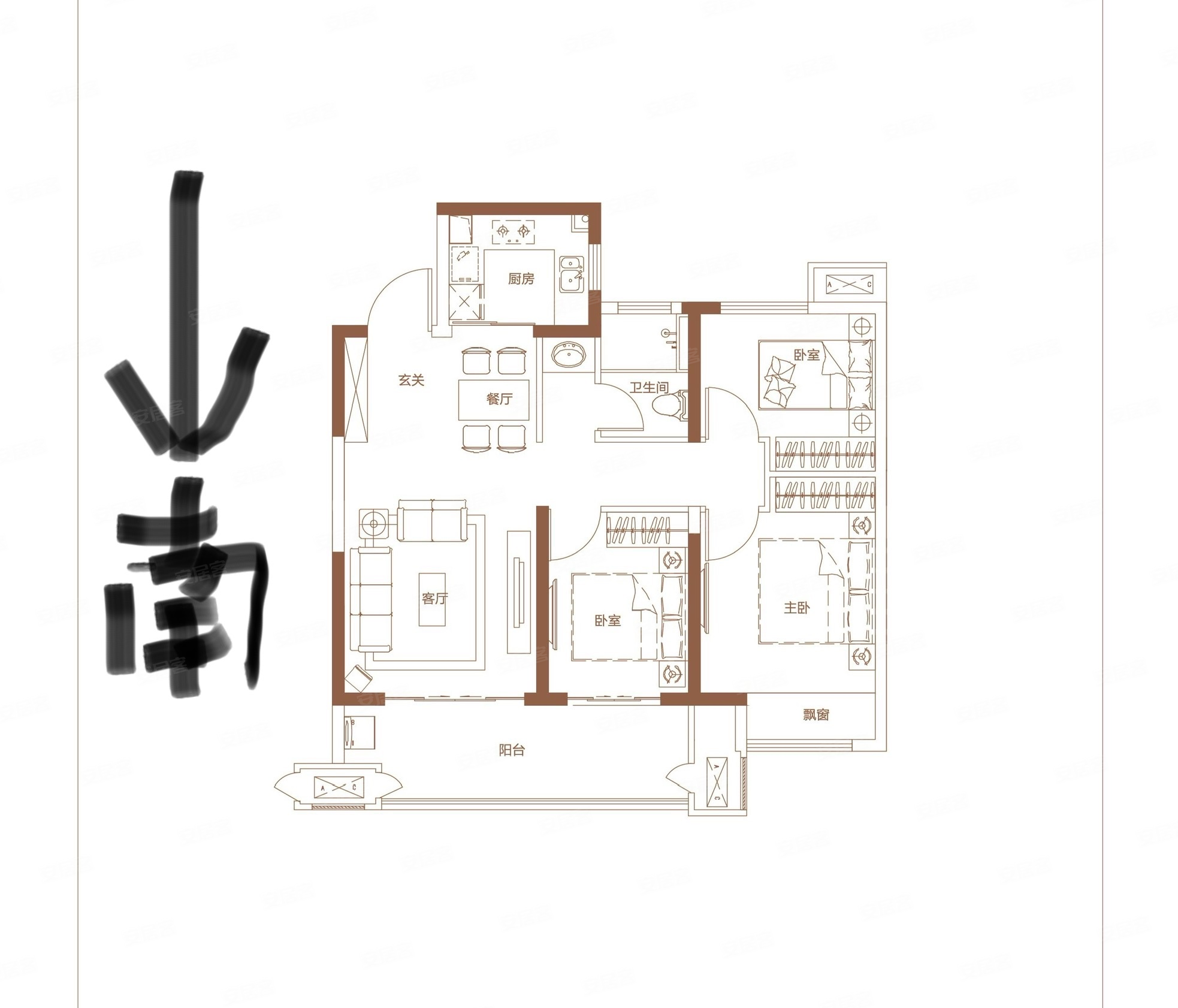 金科绿都天宸二手房,107万,3室1厅,1卫,98平米-洛阳安居客