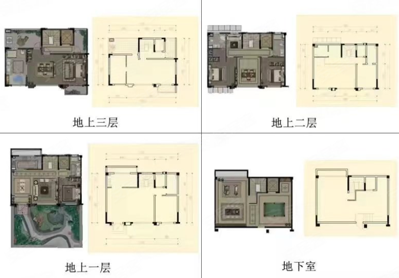 龙湖原山(别墅)3室2厅4卫202㎡南930万