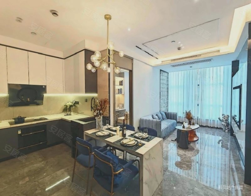 徐家汇核芯板块小两房麻雀虽小五脏俱全超好客厅采光