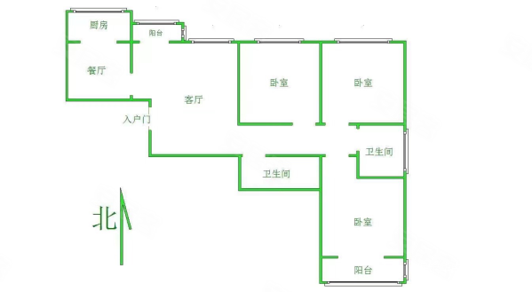 保定热电厂第一生活区3室2厅2卫146.25㎡南北110万