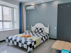 安康汉滨万达广场哇塞！好美的大飘窗！高新居尚精装1室免中介可月付哦！出租房源真实图片